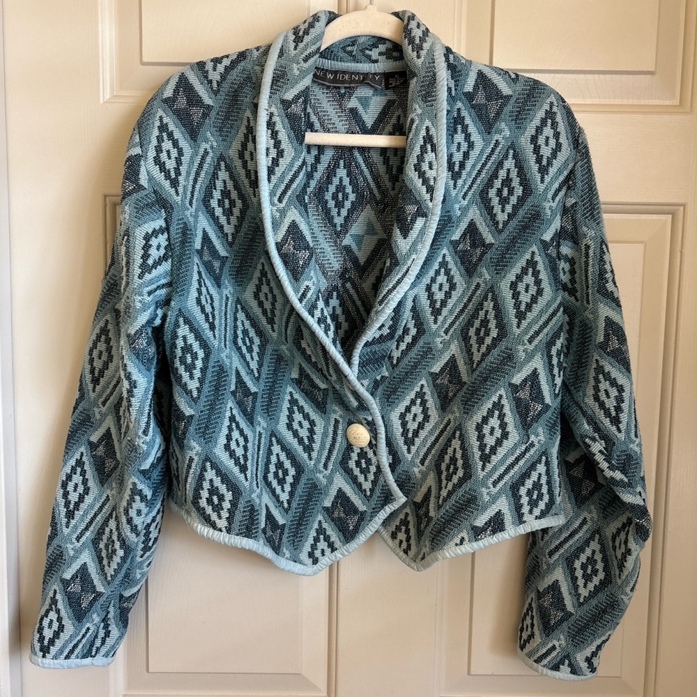 Southwestern Artisan Jacket Coastal Cowgirl Sundance Boho Geometric Cardigan
